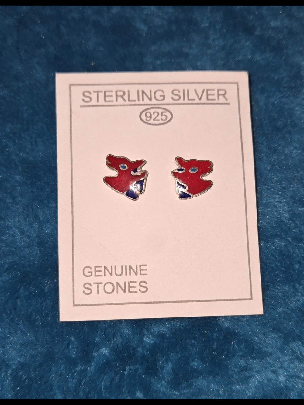 Horse Head Sterling 925 Silver With Genuine Stones NWOT